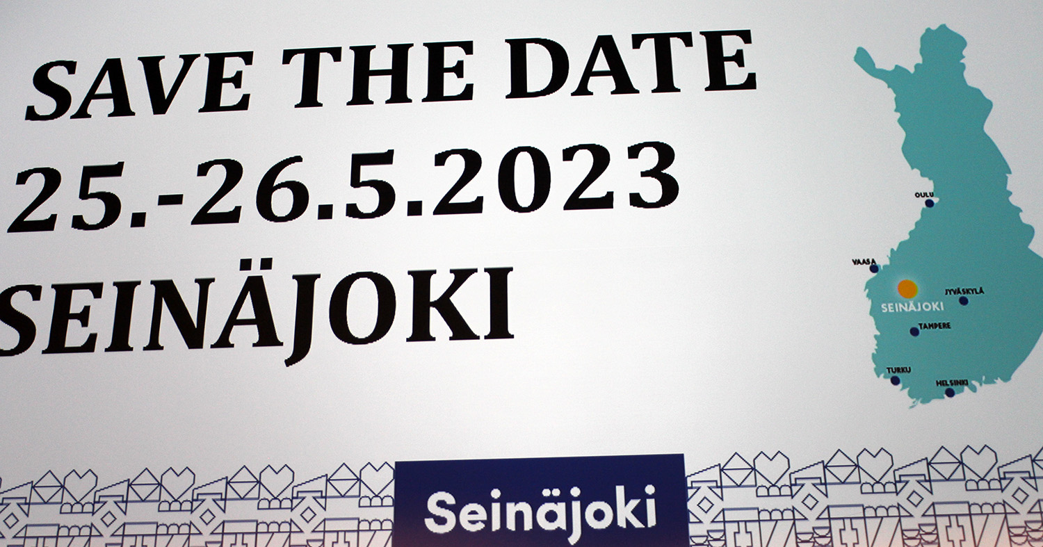 Save The Date: 25.-26.5.2023 Seinäjoki.