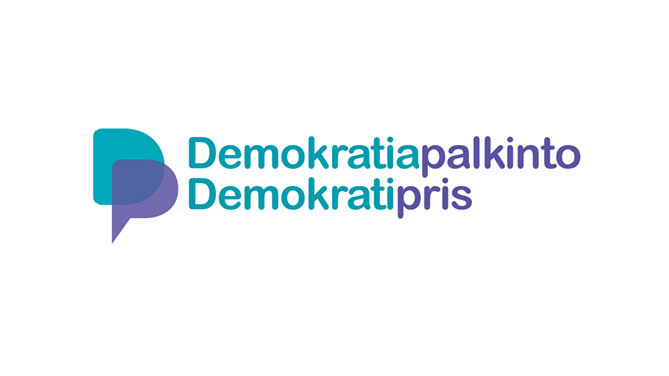 Demokratiapalkinto -logo.